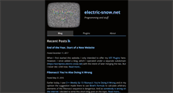 Desktop Screenshot of electric-snow.net